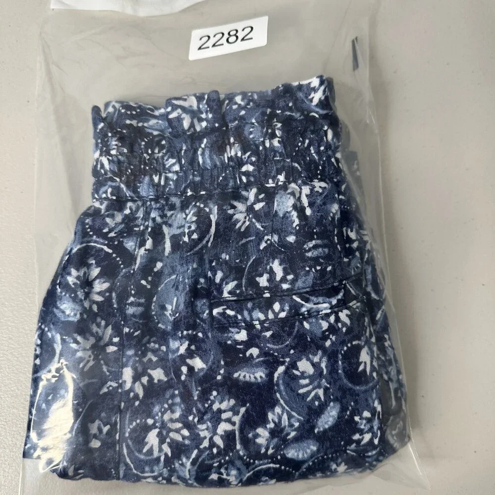 Ralph Lauren‎ Linen Shorts Blue Paperbag Size 12